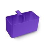 Lavender purple large Table Caddy craft organizing bin and mounting clamp for table.