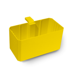 Yellow large Table Caddy craft organizing bin and mounting clamp for table.