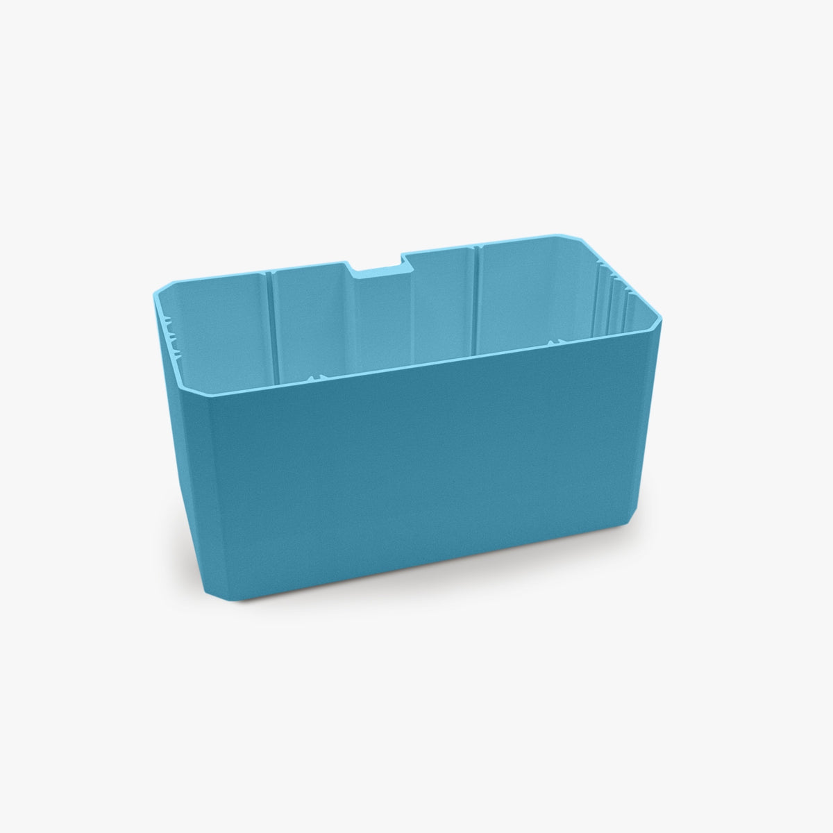 FŪTL large blue table caddy storage bin for organizing craft tools and supplies on a desk edge
