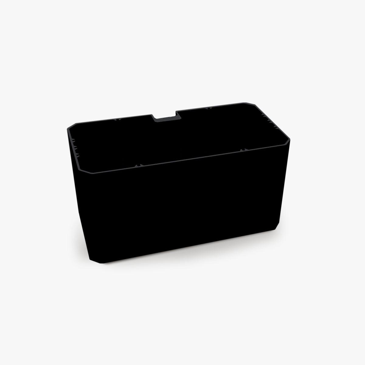 FŪTL Large Table Caddy in matte black, a configurable storage organizer for craft and sewing tools.