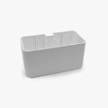 FŪTL large table caddy in white, a configurable desk organizer with removable dividers for craft and sewing tools.