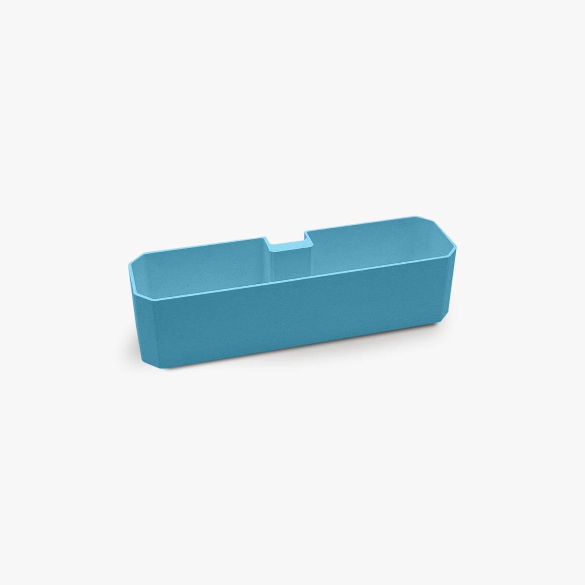 FŪTL small blue table caddy organizer with a rectangular design for storing craft tools and supplies
