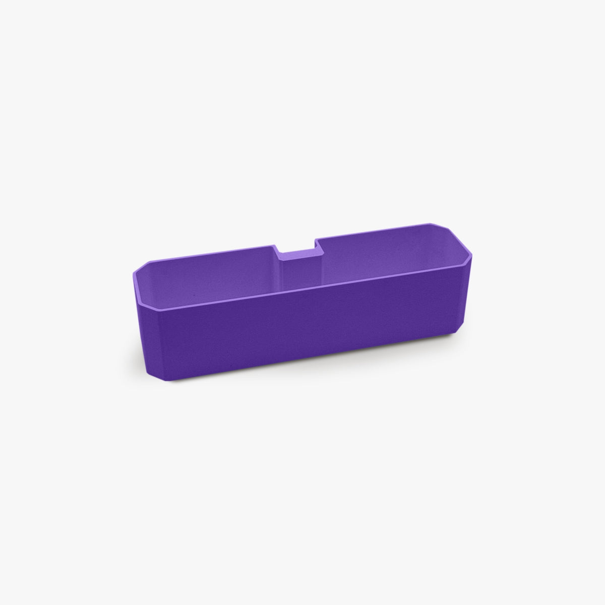 FŪTL small purple table caddy storage bin with a rectangular design for organizing craft tools and supplies