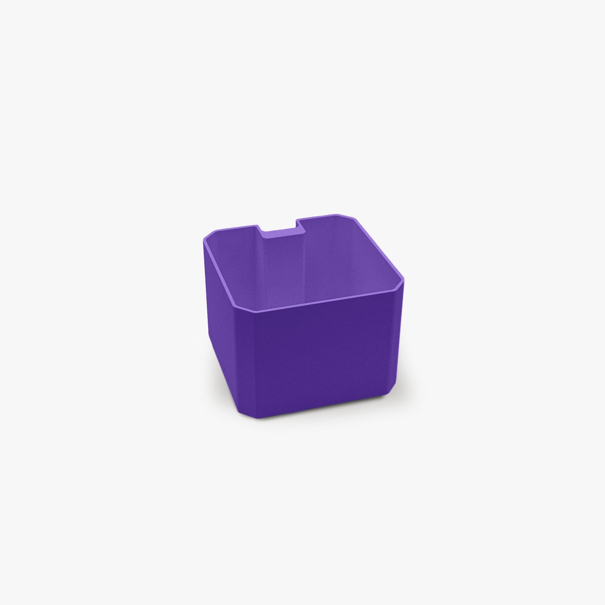 FŪTL square purple table caddy for organizing craft tools and small accessories on a desk edge