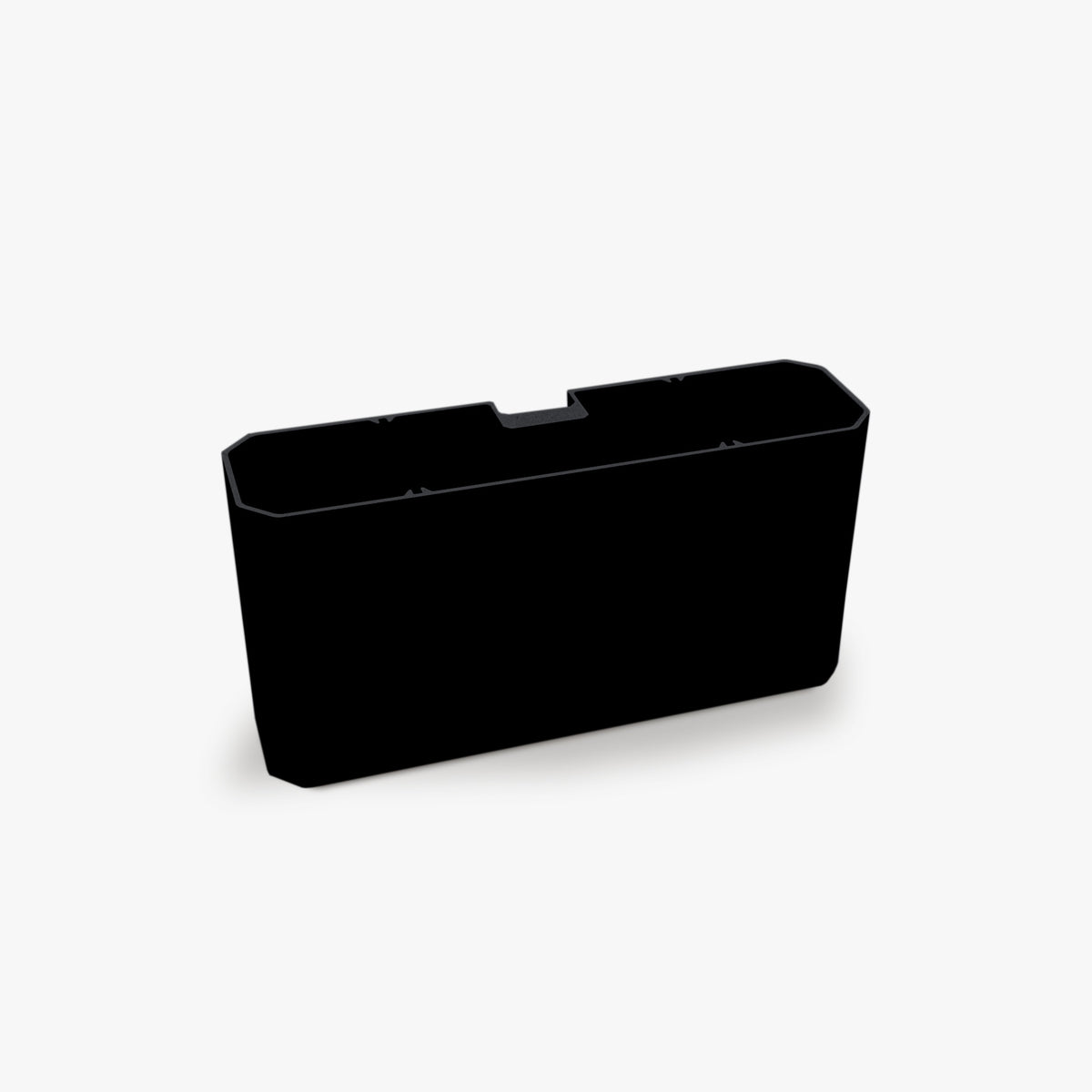 FŪTL Table Caddy Tall in matte black, a configurable desk organizer for craft tools with removable dividers.
