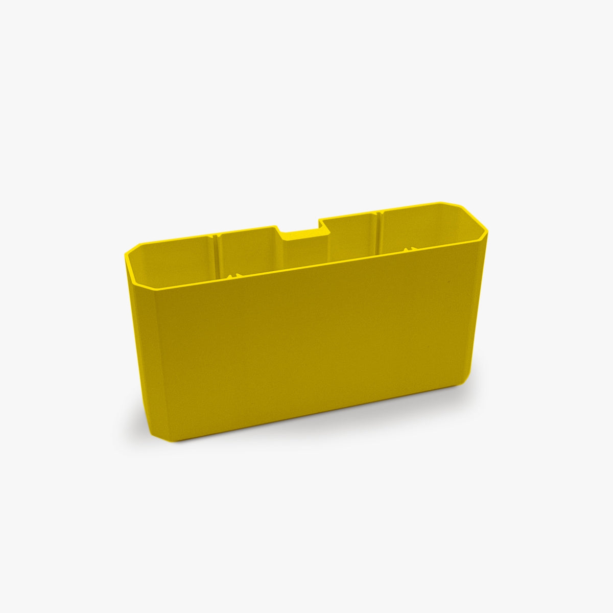 FŪTL tall yellow table caddy storage organizer for craft tools with a clean minimalist design