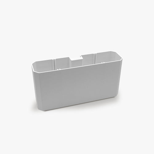 FŪTL white tall table caddy organizer with a clean minimalist design for craft and office tool storage