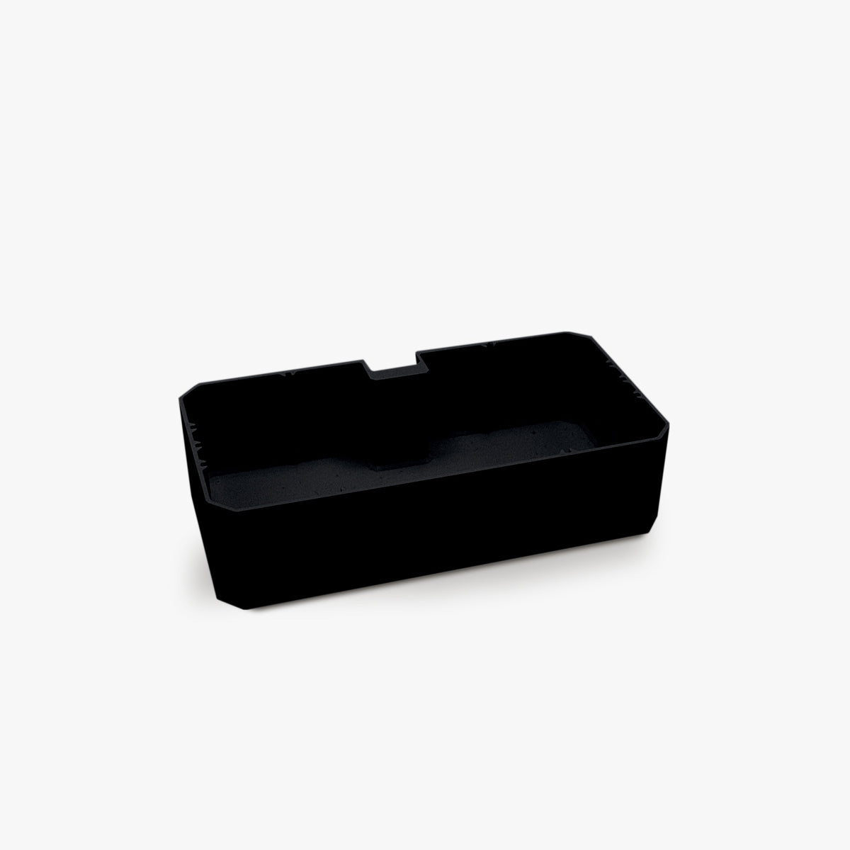 FŪTL wide table caddy in matte black for organizing craft tools and supplies on a desk edge